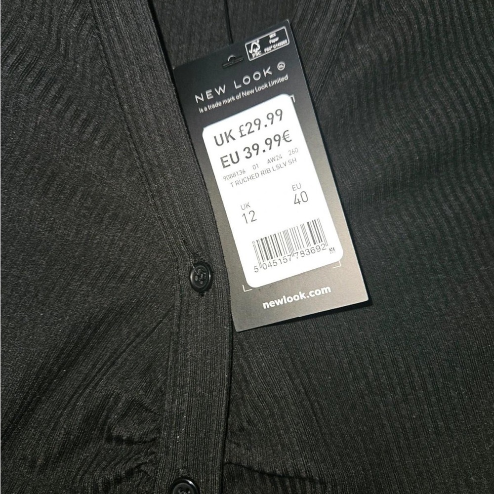 Black Button-Up Dress - Picture 3 of 3